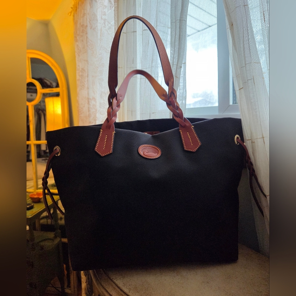 Dooney & Bourke Black Nylon Tote
